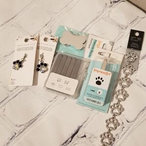 Impress Art Paw Print Bundle With Metal Stamps, Blanks, And Charms